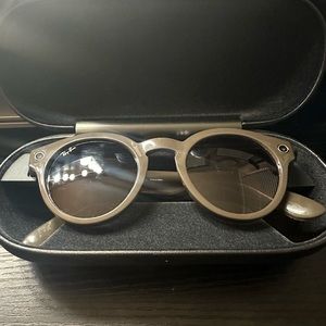 ray-ban stories! listen to music or take a call while wearing your sunglasses